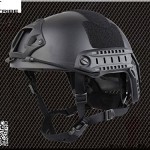 Military-Army-Tactical-Series-Airsoft-Paintball-Hunting-Swat-Protective-Combat-Fast-Helmet-Black-Color-0