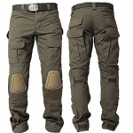Reapergear-Tactical-Pants-With-Knee-Pads-Battle-Strike-Uniform-BSU-TROUSERS-Camping-Hiking-Hunting-Paintball-Pants-A-tacs-FG-ACU-CP-Army-Green-M-0