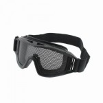 Top-Unique-Steel-Mesh-Protective-Goggles-Mask-Black-New-0
